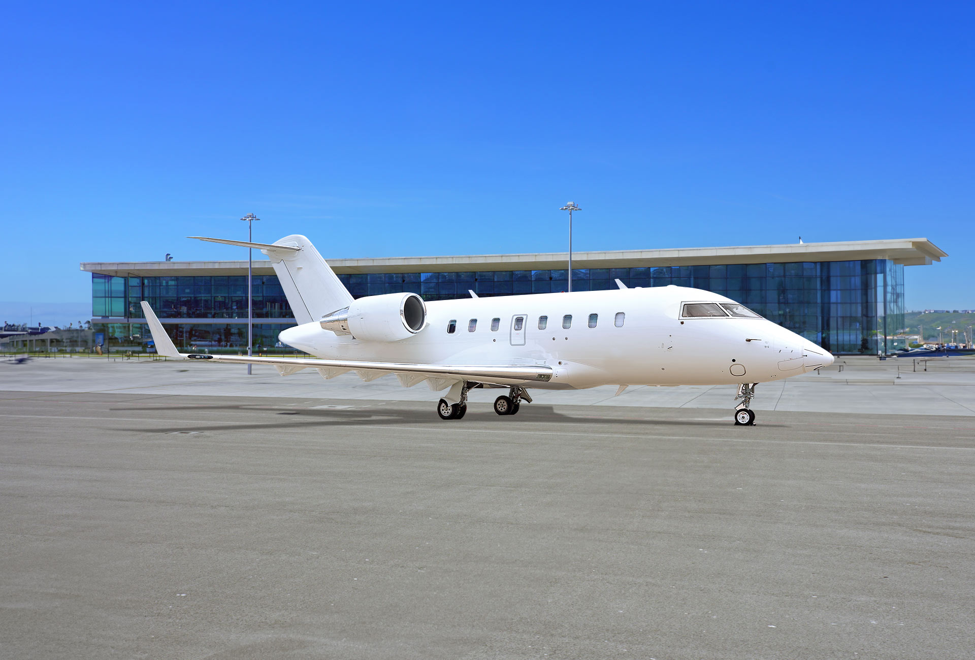 The long-range Bombardier Challenger 650 is available for jet charter.