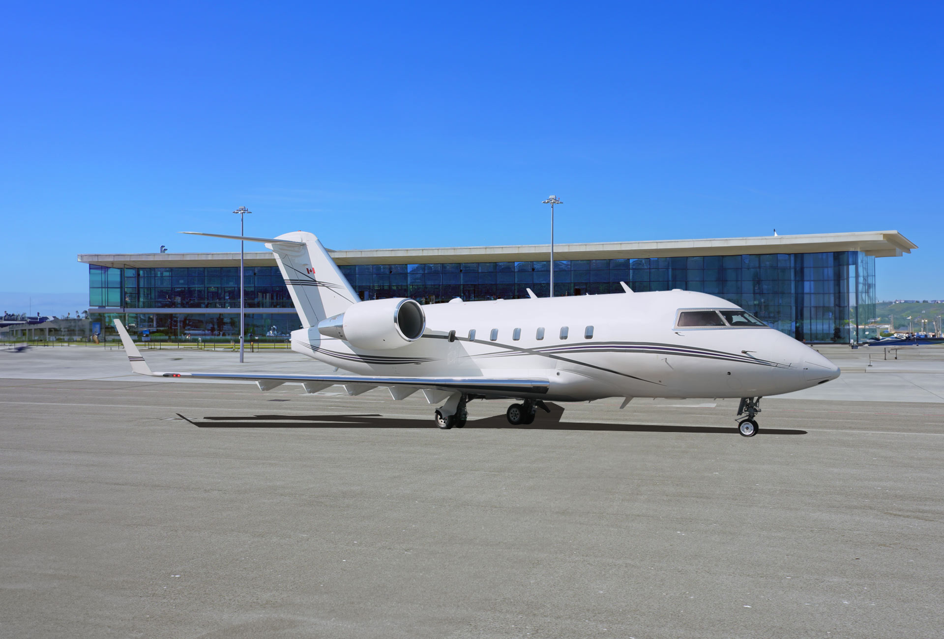 When transcontinental business jet rental is necessary, fly private and rent a Challenger 604.