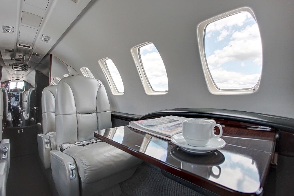 Corporate Jet On-board amenities