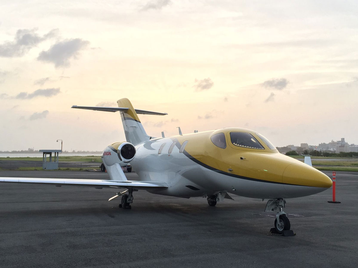 2018 HondaJet Elite without tail yellow sales