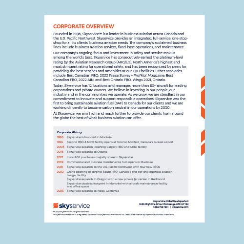 Corporate Overview