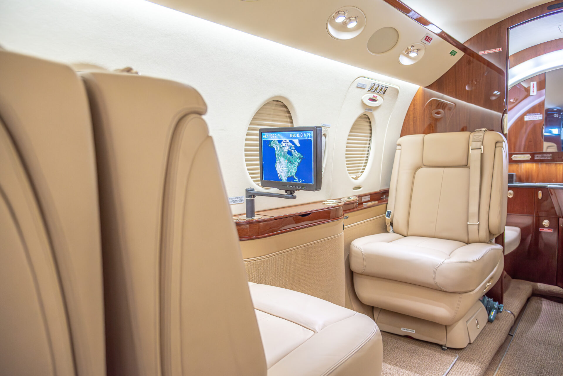 Gulfstream G150 interior seats, aircraft for sale