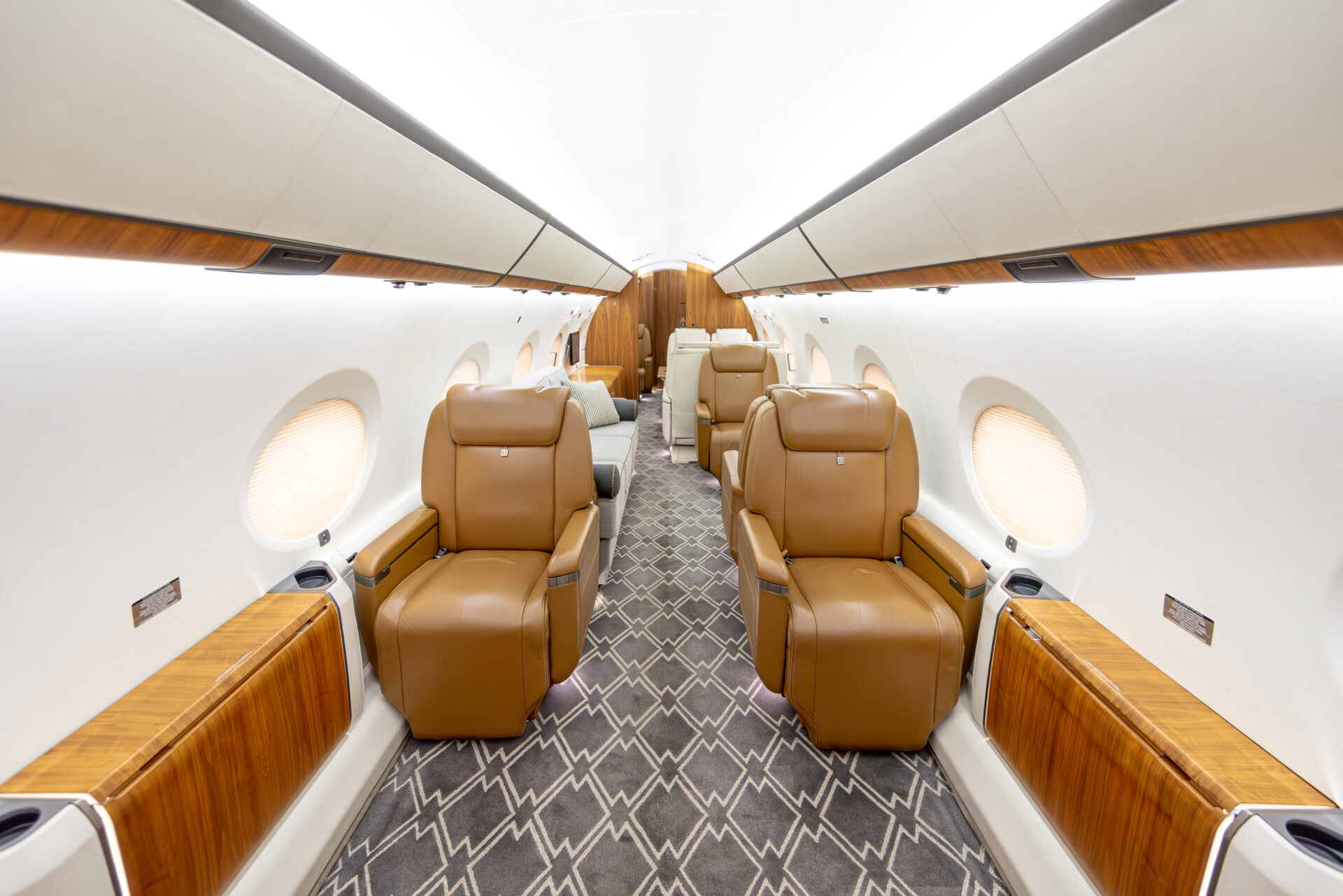 Gulfstream G550 interior cabin - aircraft for sale