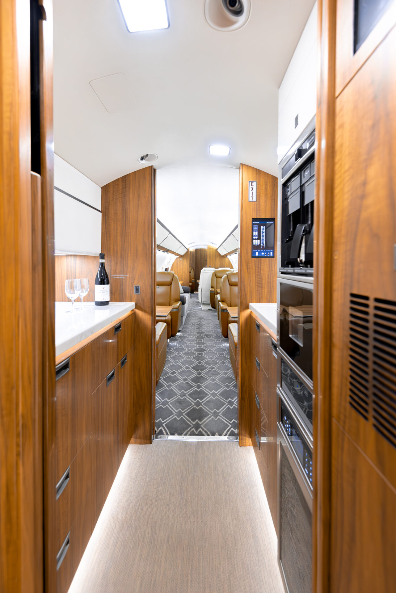 Gulfstream G550 Galley View
